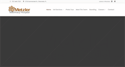 Desktop Screenshot of metzlerveterinaryhospital.com