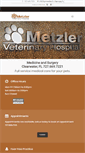 Mobile Screenshot of metzlerveterinaryhospital.com